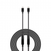 SuperSpeed+ USB-C naar USB-C kabel - 10 Gbps - 60W - 3 meter - zwart