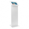 Tablet floor stand with display Securo L for 12-13 inch tablets - white