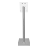 Tablet floor stand Fino S for tablets between 7 and 8 inch - white/ stainless steel