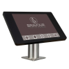 Tablet table holder Fino L for tablets between 12 and 13 inch - black/stainless steel