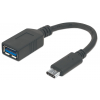 SuperSpeed USB-C to USB-A cable - 5 Gbps - 15 centimeters - black