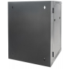 19 inch wall server cabinet MHT145 with glass door - 15U height - double section - 550 mm deep - black