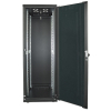 19-inch network cabinet MHT181 with glass door - 32U - 600 (D) x 600 (W) x 1588 (H) - flatpack - black