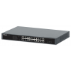 24 portars Gigabit Ethernet PoE+-switch med 2 SFP-portar - 370 W PoE, självläkande nätverk, rackmonterad